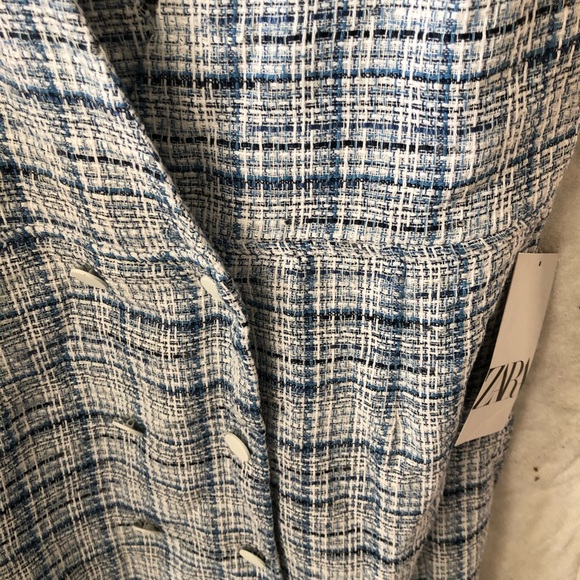 ❤️❤️NWT ZARA PLAID PINAFORE DRESS - Picture 10 of 13